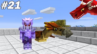 Je capture mon premier Amphithere  Minecraft Ice amp Fire EP21 [upl. by Ecnerrot]