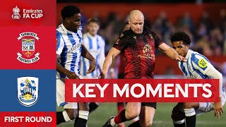 Tamworth v Huddersfield Town  Key Moments  First Round  Emirates FA Cup 202425 [upl. by Eirollam700]