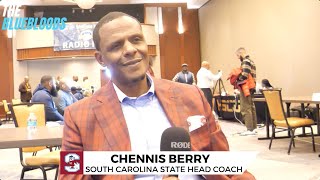 2024 Celebration Bowl Radio Row Chennis Berry South Carolina State Head Coach  The Bluebloods [upl. by Lynn]