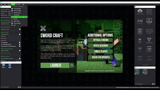 Minecraft Forge Custom Launcher GLC V2 and AOPS [upl. by Itnahsa]