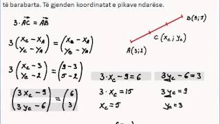 Ndarja e segmentit në pjesë  Pjesa 1 Klasa virtuale [upl. by Canning]