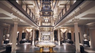 Restoration Hardware Flagship Store Tour  House Beautiful [upl. by Neelehtak401]