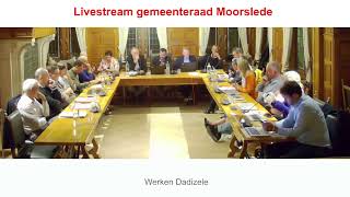 Livestream Gemeente Moorslede [upl. by Samuele]