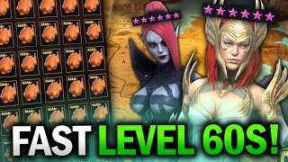 FARM FOOD LIKE THIS for FAST LEVEL 60s Rank Up Tips  Raid Shadow Legends Guide [upl. by Alamat]