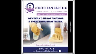 OCD Cleaning Care LLC  Anderson Indiana [upl. by Marvel]