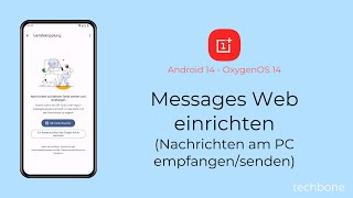 Messages Web einrichten  OnePlus Android 14  OxygenOS 14 [upl. by Gardner]