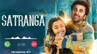 Animal  Satranga Ringtone  Satranga animal ringtone  satranga ringtone animal movie  arjit singh [upl. by Aloap999]