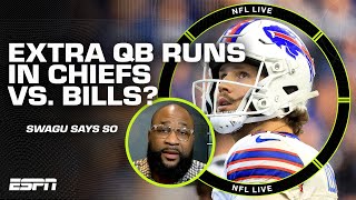 Expect Josh Allen to RUN  Marcus Spears previews Chiefs vs Bills on SNF  NFL Live [upl. by Nwahsek]