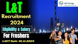 LampT Diploma Engineer Trainee Recruitment 2024 l L and T Vacancy for Freshers [upl. by Enaujed]