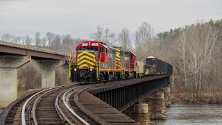 Chasing Buckingham Branch from Dillwyn to Strathmore 132023 [upl. by Ennairda]