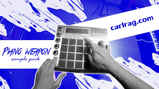 Carl Rag  Piano Weapon FINGER DRUMMING SAMPLEPACK Akai MPC live performance [upl. by Kcireddor]