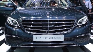 Mercedes E320 L 4MATIC at Auto Shanghai 2017 [upl. by Garbe]