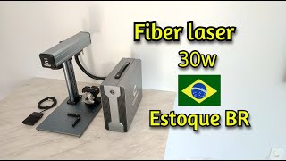 Review Fiber Laser Cloudray Lite Marker 30w  ESTOQUE BRASIL [upl. by Greenwald665]