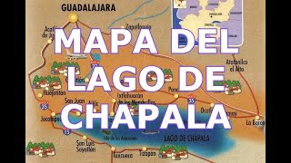 MAPA DEL LAGO DE CHAPALA [upl. by Arries]