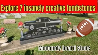 Explore 7 Insanely Creative Tombstone Designs [upl. by Atinas]