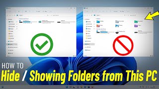 Delete amp Remove Folders from This PC Windows 11  How To Recover amp Get Back File Explorer folders 📁 [upl. by Bainbridge127]