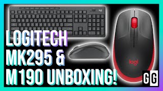 Logitech M190 and MK295 Silent Keyboard and Mouse Unboxing and First Impressions [upl. by Ariom]