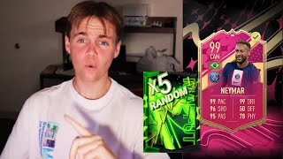 99 FUTTIES NEYMAR PACKED MADFUT 23 Pack Opening [upl. by Nnylarat]