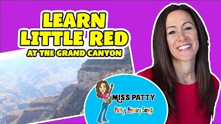 Learn Horses  Little Red Childrens Horse Song at the Grand Canyon by Patty Shukla [upl. by Anahsahs483]