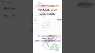 Differentiation  Medium Question Example  ALevel Maths [upl. by Phaih]