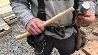 How to put a new handle on a hammer [upl. by Jesh]