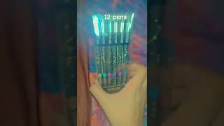 Erasable pen 🖊️✨12 pensLike and subscribe👍 [upl. by Arimak]