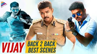 Thalapthy Vijay Back To Back Best Scenes  Policeodu Telugu Movie Scenes  Samantha  Amy Jackson [upl. by Kali]