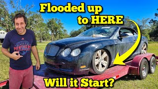 I Bought a Flood Totaled Bentley for 9000 with a quotReally Low Water Linequot [upl. by Sophi]