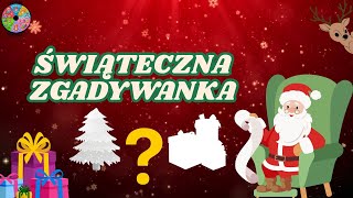 Świąteczny quiz dla dzieci  Zagadki świąteczne  Poznawanie słów świątecznych  Bajka edukacyjna [upl. by Teece]