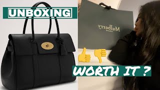 BAYSWATER MULBERRY UNBOXING AND Close Up View  November 2021 [upl. by Onitsuaf]