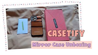 CASETIFY MIRROR CASE BRONZE UNBOXING  iPhone 11 Pro [upl. by Arahsat556]