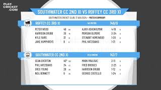 Southwater CC 2nd XI v Roffey CC 3rd XI [upl. by Norvall]