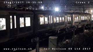 Class 350 Damaged Pantograph departing Crewe [upl. by Odarnoc]