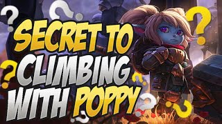 The Secrets On How To Climb As POPPY  League Of Legends [upl. by Elman490]