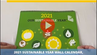 2021 Our Sustainable Year Wall Calendar [upl. by Ribaudo]