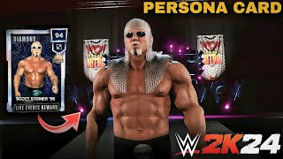 WWE2K24 Scott Steiner Persona Card Unlocked 🔓 First Look  Official Entrance [upl. by Eudoca]