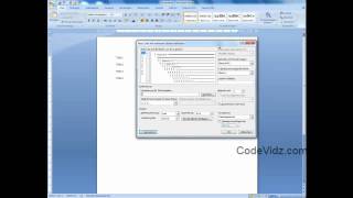 Glierderung in Word 2007 erstellenmp4 [upl. by Ecahc430]