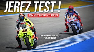 2024 Jerez MotoGP Test Results  Jerez Test  MotoGP 2024 Test [upl. by Oirtemed]