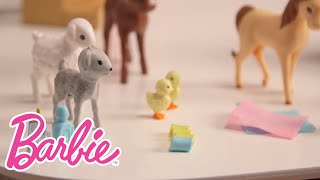 Unboxing Barbie Farm Vet Doll amp Play Set  Barbie Careers  Barbie [upl. by Loredana]