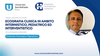 Master universitario in Ecografia clinica in ambito internistico pediatrico ed interventistico [upl. by Aicirpac]