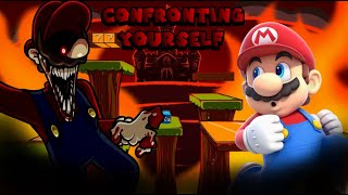 Confronting Yourself Final Zone But Mario and Horror Mario Sing It  FNF Cover [upl. by Nahallac]