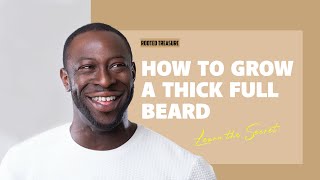 Beard Oil How to grow a Thick Full Beard l Authentic Jamaican Black Castor Oil  Rooted Treasure [upl. by Sedinoel626]