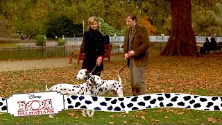 Pongo and Perdita meet  315 Movie Scenes  101 Dalmatians 1996 HD [upl. by Nelrah412]