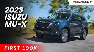 2023 Isuzu muX LSE 4x4 First Look  ZigwheelsPh [upl. by Fisoi]