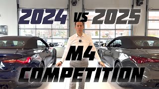 BMW M4 COMPETITION 2024 VS BMW M4 COMPETITION 2025 [upl. by Cherlyn]