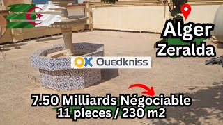 Ouedkness Alger Zeralda maison 11 pieces 230 m2 [upl. by Norel]