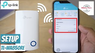 How to Setup TP Link WIFI Range Extender  How to Setup TP Link TL WA850RE [upl. by Pet709]