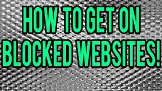 How To Unblock School Blocked Sites  No Surveys  No Passwords [upl. by Ylsel]