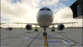 XPlane 12  Namangan  Samara  FlightFactor Airbus A320  AutoOrtho  ActiveSky Xp12 [upl. by Nabla]