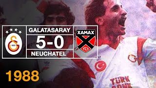 Nostalji Maçlar  19881989 Sezonu Galatasaray 5  0 Neuchatel Xamax [upl. by Aleakcim893]